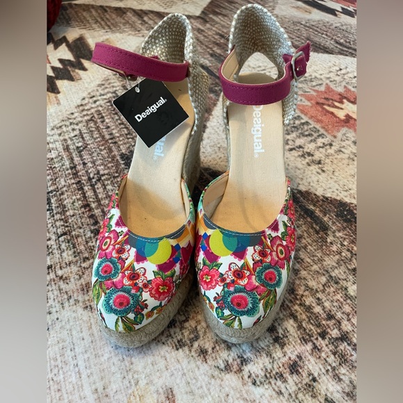 Desigual Wedge Sandals - Picture 2 of 8